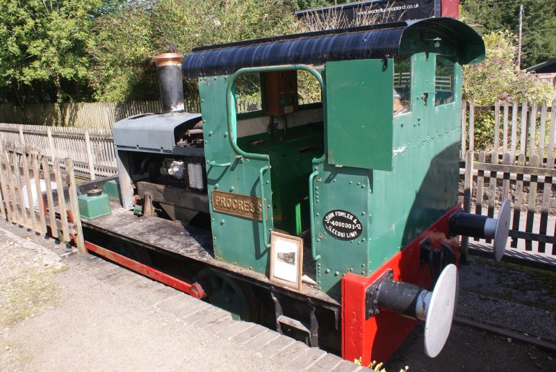 The Tarka Valley Railway's 1945 John Fowler diesel shunter 'Progress', which spent most of its life at the North Devon Clay Company