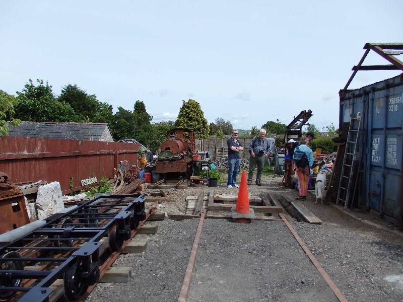 Mark Williams, Sue Baxter, Rosie and Jon Kelsey pondering someone else's station maintenance problems.brPhotographer Tom BaxterbrDate taken 30052015