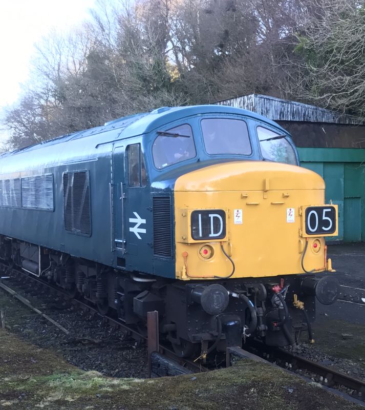 45060 'Sherwood Forester' at Meldon with the first train of the weekend