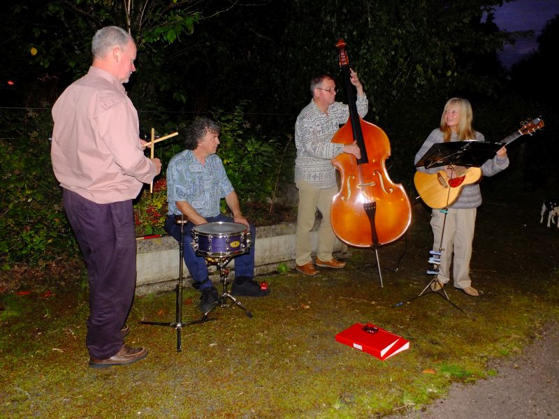 The band at Sampford Courtenay